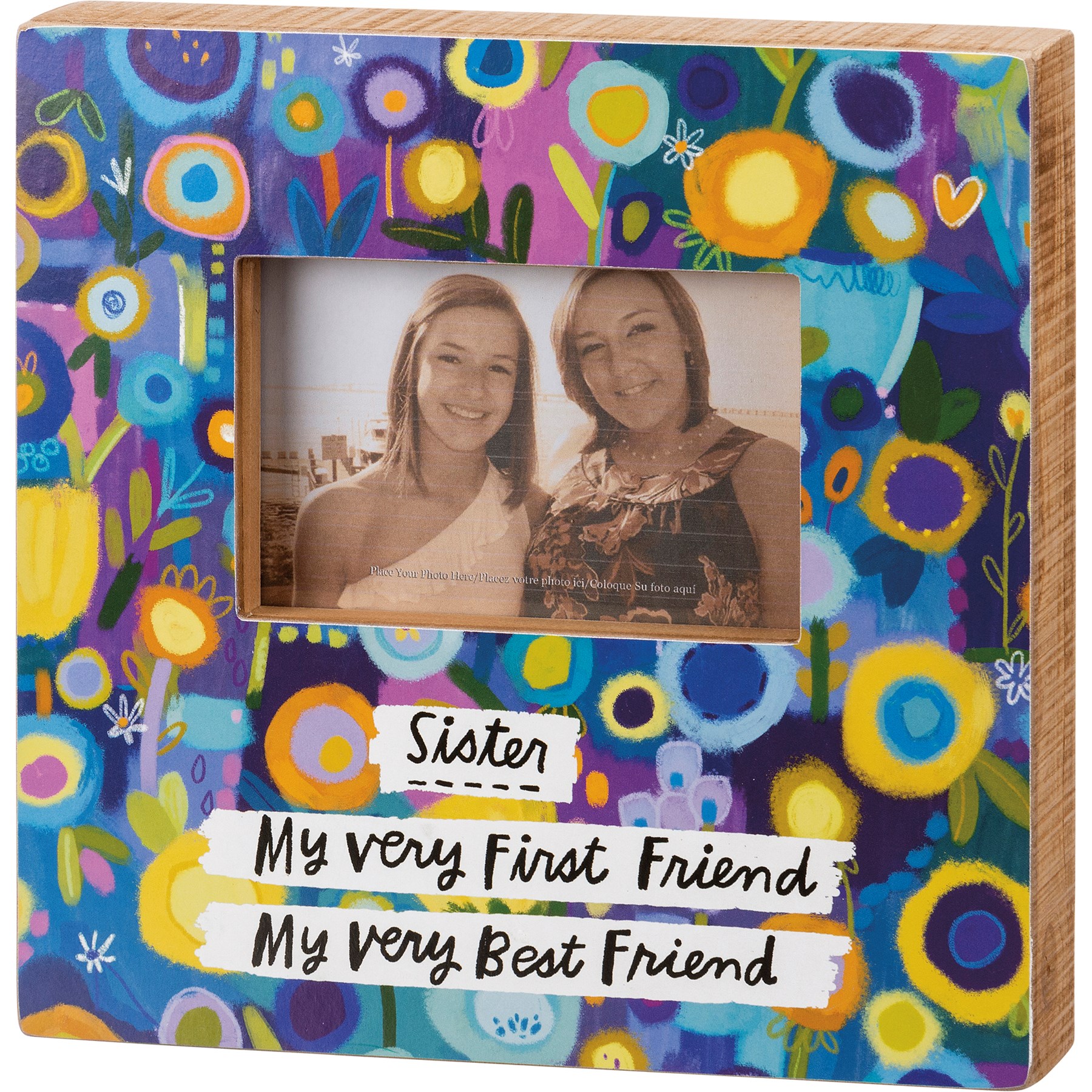 Soul Sisters 10 x 10 Primitives by Kathy Inset Box Frame Clip Photo Holder